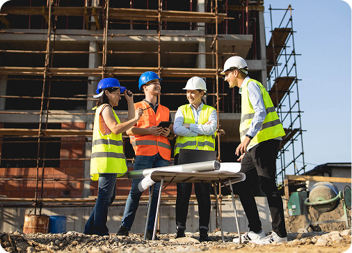 Construction sites and facilities management